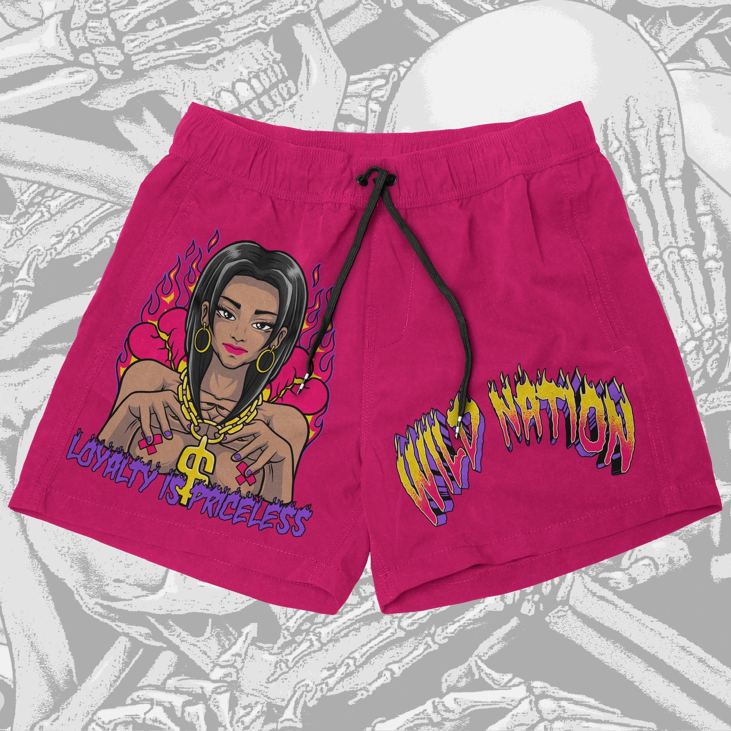 Loyalty is Priceless Pink shorts